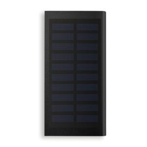 Pikeselaadija 8000 mAh, Solar Powerflat, must