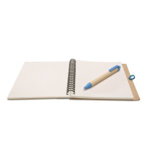 Taaskasutatud materjalist märkmik+pastakas, Sonora Plus