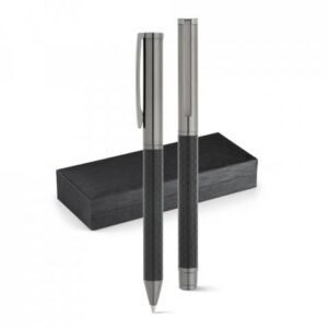 TARTAN. Roller pen and ball pen set - Image 1
