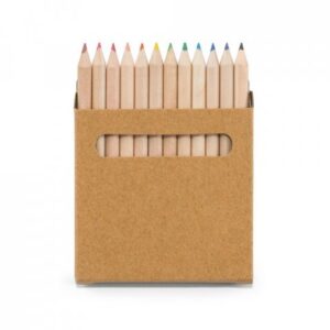 COLOURED. Pencil box with 12 coloured pencils - Image 4