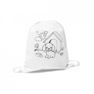 DRAWS. Children's colouring drawstring bag - Image 4