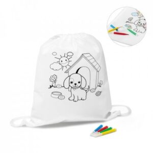 DRAWS. Children's colouring drawstring bag - Image 3